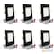 Nuwatt 4" Square Ultra Thin Black Trim LED Recessed Lighting 5CCT 2700K/3000K/3500K/4000K/5000K 6 PK NW-P-SQDL-4-9W-5CT-BLK-6P - alternate 1